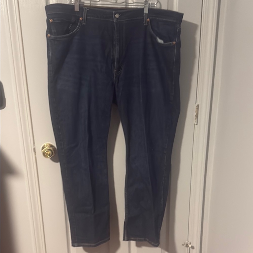 Levi's Blue Straight Jeans Classic Denim EA053 - Picture 3 of 6